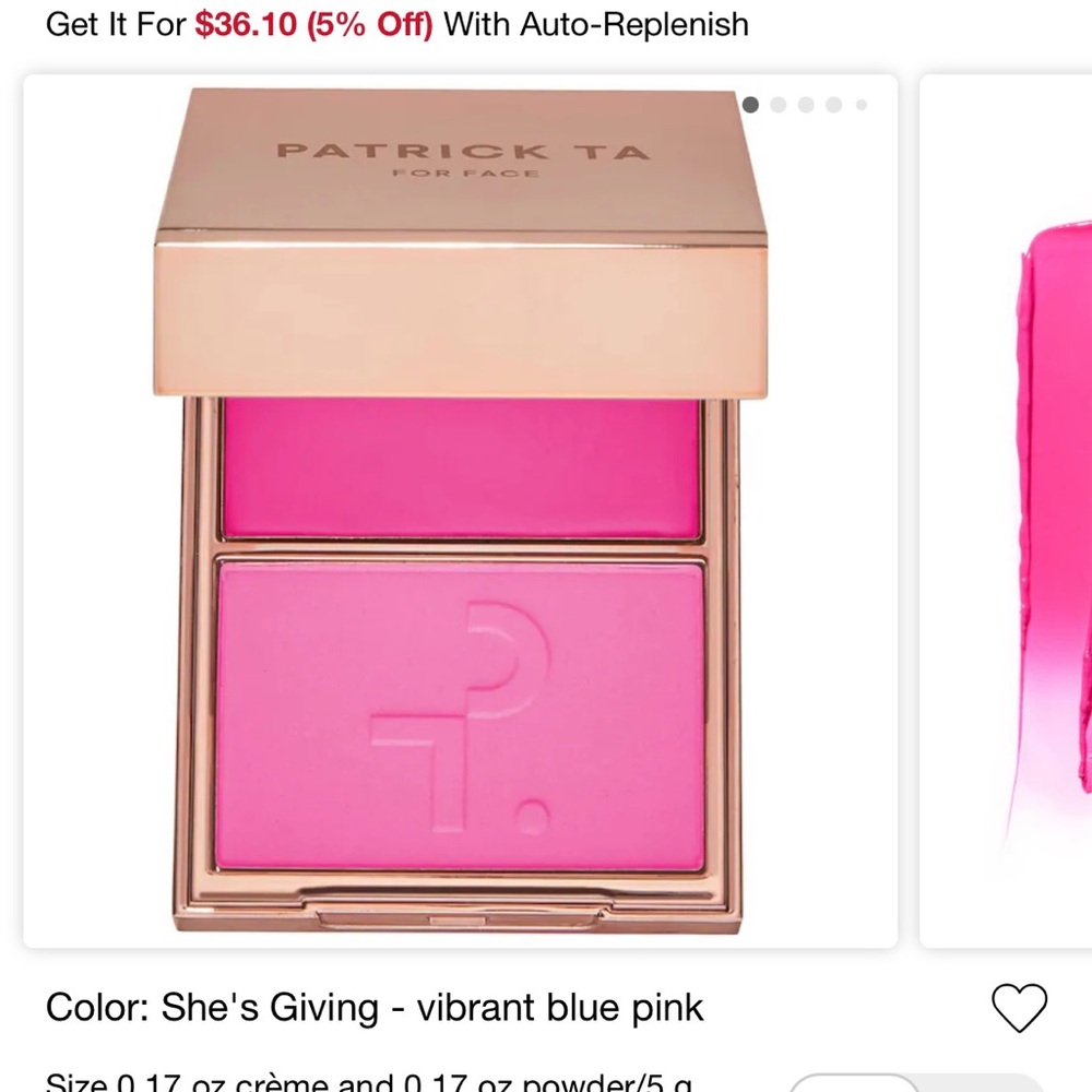 Patrick Ta She's Giving Pink Blush